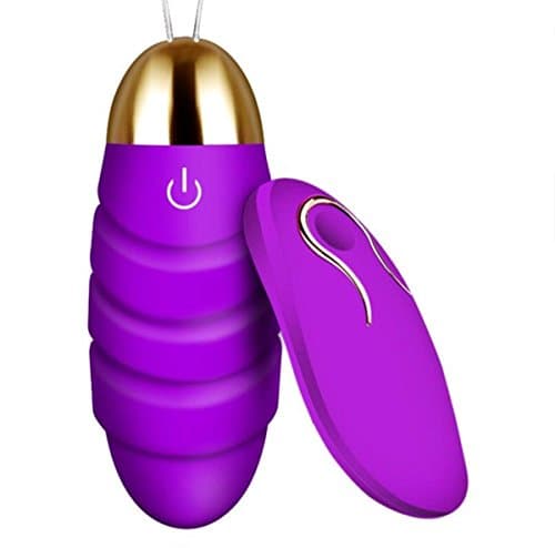 USB Charge Wireless Remote Control Waterproof Vibrating Relaxation Tension Relief Muscle Stress with 10 Powerful Speeds &amp; Astonishing Vibration Mode (PURPLE)