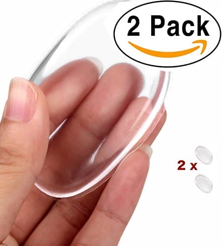 2 Pack Silicone Makeup Sponge [Washable] Premium Quality - Gel Foundation Makeup and Puff BB - Best Silisponge Cosmetic Beauty Tools Blender (Clear) New HQ
