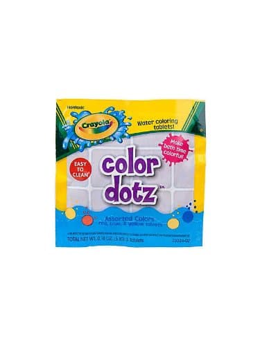 Crayola Color Splash Fizzy Tablets for Splash Time Learn Colors