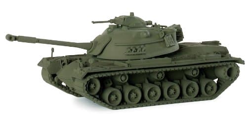 M48 Tank With 90MM Cannons US Army