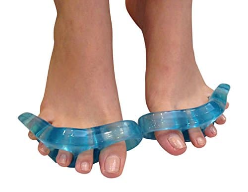 RAS Silicone Gel Toe Separators Ease Bunion Pain, Corrects Hallux Valgus, Relaxes Toes and Feet After Long Day, Comfortable and Affordable, Set of 2