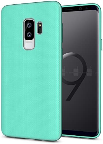 Galaxy S9 Plus Case, URMax Ultra [Slim Thin] [Rugged] Anti-slip Flexible TPU Gel Rubber Soft Skin Silicone Protective Case Cover for Samsung Galaxy S9 Plus - (Mint)