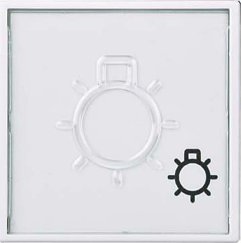 ELSO Rocker Large Label Plate for Push Symbol Light Joy, Pure White, 373914