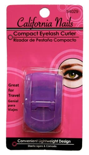 California Nails Compact Eyelash Curler - Will Work on Even the Most Stubborn Lashes