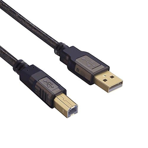 Printer Cable, ShineKee 20ft USB 2.0 High Speed Printer Scanner Cable