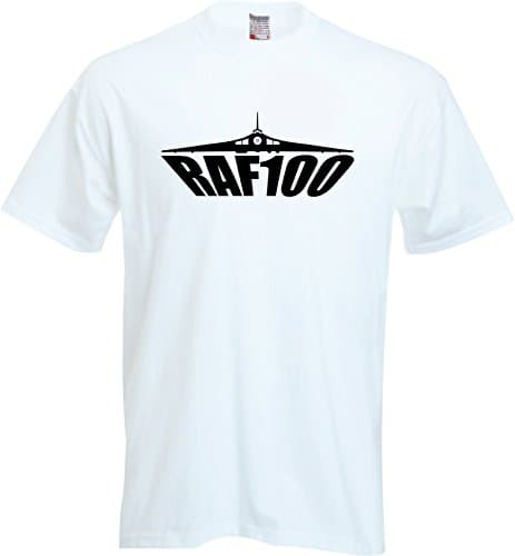 RISKYT RAF 100 Years Air Force Centenary Vulcan Bomber T Shirt