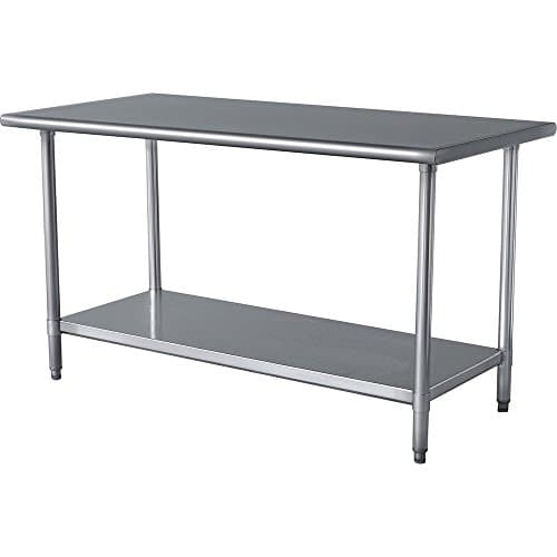 Stainless Steel Prep Work Table 24 x 60 - NSF - Heavy Duty