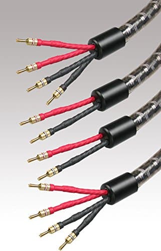 Straightwire Crescendo 3 SC speaker Cables 12' standard stereo pair Bananas