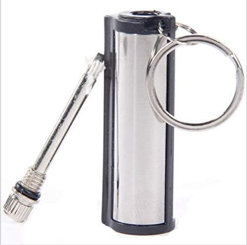 Nordvpn New Creative Design Silver Permanent Match Lighter Waterproof Match Keychain Lighter