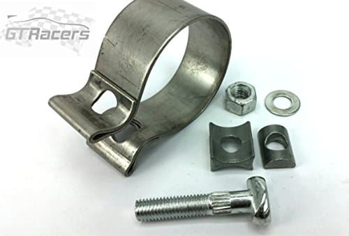 GTRacers 2.25" 2.25 inch 2 1/4" stainless steel Narrow Band Exhaust Seal Clamp