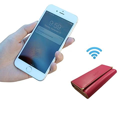 Womens Lady Smart Wallet Bluetooth Wallet with Free Smartphone iPhone APP