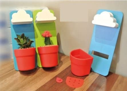 New Designed Cloud Rainy Pot Hanging Baskets Wall-hung Plant Flower