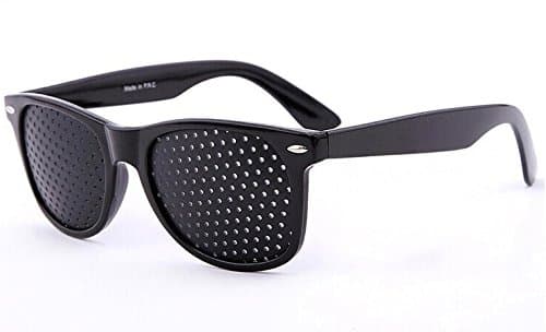 WO Vision Spectacles Eyesight Improve Eyes Training Exercise Glasses Eyewear (Black)