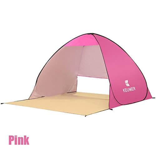 Automatic Pop Up Beach Outdoor Quick Open Anti-UV Sunshade Shelter Canopy Tent (Pink)