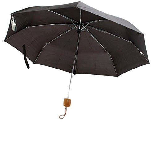 Mini Small 38 inch Compact manual Folding Umbrella Cheap Black Pocket Size