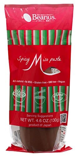 KANESA Miso Gourmet Paste Spicy, 4.6 Ounce