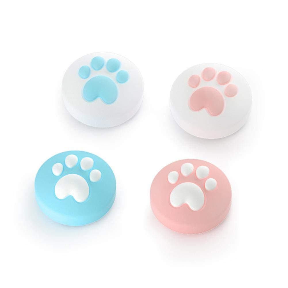 Cat Claw Design Thumb Grip Caps, 4Pcs Joystick Cap for Nintendo Switch & Lite