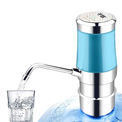 MIJIN Wireless Rechargeable Portable Electric Automatic Drinking Water Bottle Pump Smart Drinking Water Dispenser,B