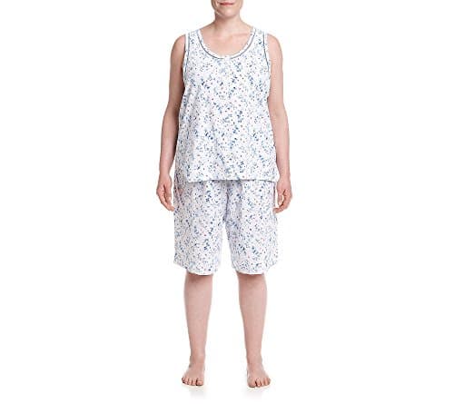 KN Karen Neuburger Plus Size Printed Pajama Set 3X