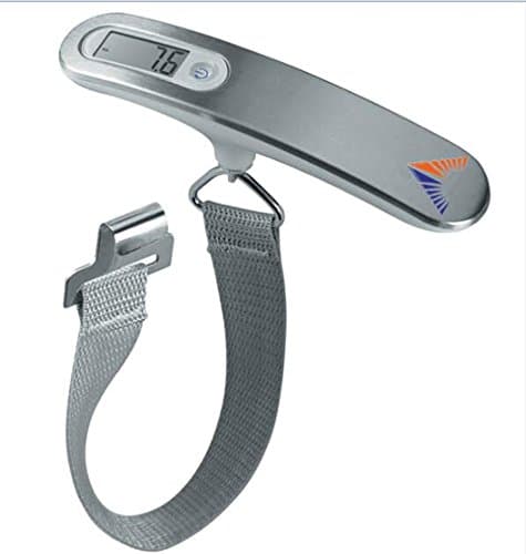 JADECA portable digital handheld luggage scale LCD display 110 lb weight capacity