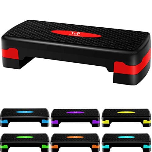 TnP Accessories Adjustable Aerobic Step Exercise Stepper Cardio Yoga Workout Fitness Gym Machine Step Platform