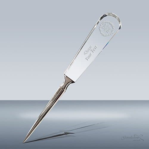 Personalized Laser Etching Photo Crystal Letter Openner; Customized Picture in Glass Laser Engraved Photo Crystal Gift by Goodcount