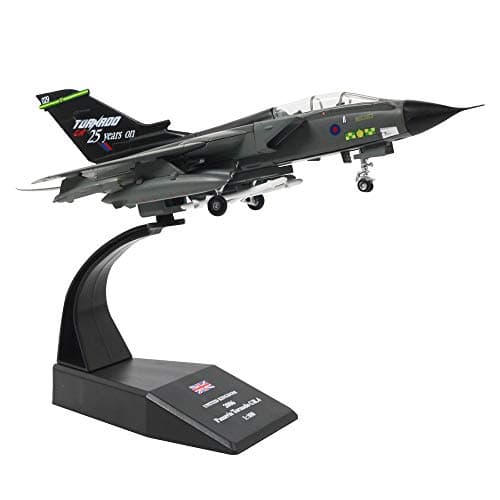 1/100 Scale British Royal Air Force Tornado GR4 fighter-bombers Military Model Diecast Plane Model For Commemorate Collection or Gift