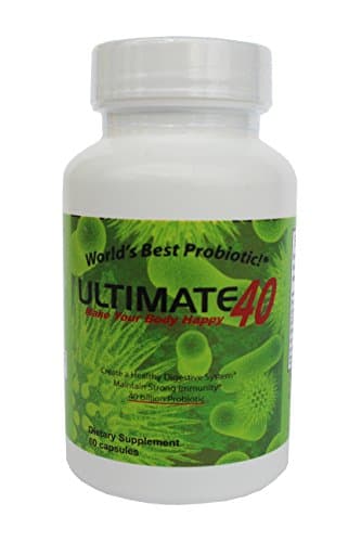 Ultimate 40- Worlds Best PROBIOTIC, 40 Billion CFUs (1 Bottle) …