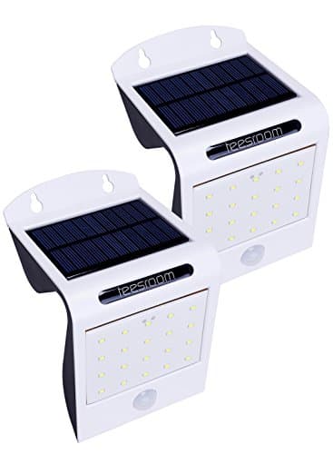 Solar Lights Outdoor Solar Motion Sensor Light Wireless Super Bright 20 LED Waterproof Heatproof Security wall Lamp Auto On/Off dusk to dawn Solar Powered Yard Pathway Driveway Step (Pack of 2)