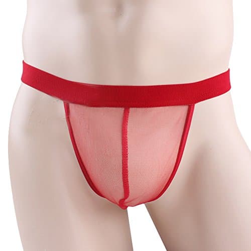 BREATHE Men Sexy Sheer Mesh T-Back G-String Thong