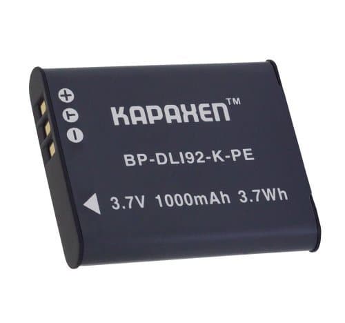 Kapaxen D-Li92 Li-Ion Battery Pack for Select Pentax / Ricoh Cameras