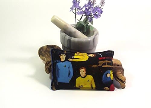 Aromatherapy Headache Relief - Microwavable Heating Pad - Flax Eye Pillow - Insomnia Aid - Sinus Pain Relief