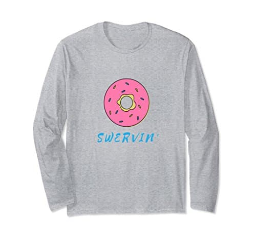 Unisex Donut Maker Machine Long Sleeve 2XL Heather Grey