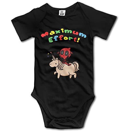 OULIKE Maximum Effort Comic Baby Climbing Clothes Bodysuit