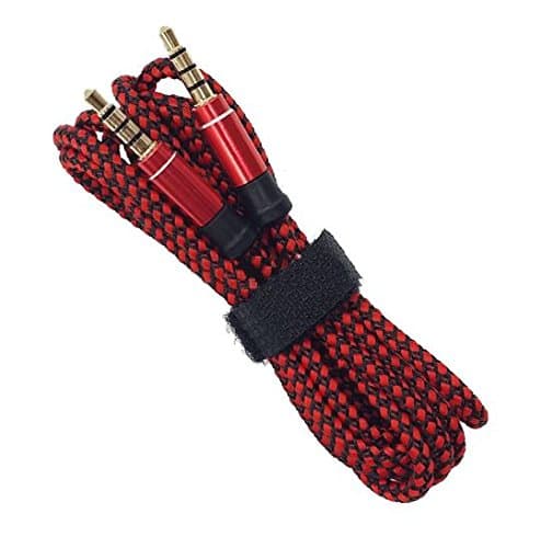 ALDORADO Stereo Cable TRRS 3.5 mm, 1.5 m, red-black