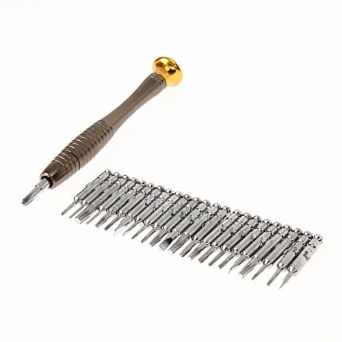 Screwdriver Set 25 In 1 Chrome Vanadium Repair Tools Kit For Iphone 3g / 3gs 4g 4s 5 5g 5c 5s 6 Plus Samsung Galaxy S2 Light And Durable