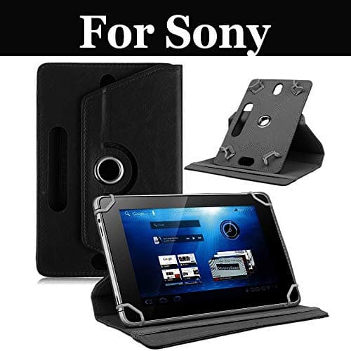 Tablet Folio Case, 360 Degree Rotating Pu Leather Cover with Stand 13.3 inch for Sony Vaio Duo 13