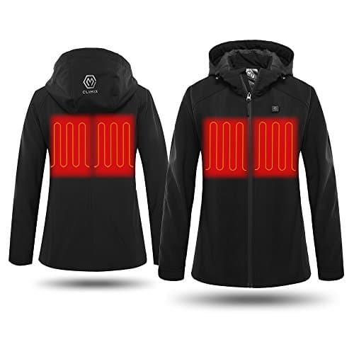 CLIMIX Women's Slim Fit Wireless Heated Jacket Kit With Battery Pack (S)