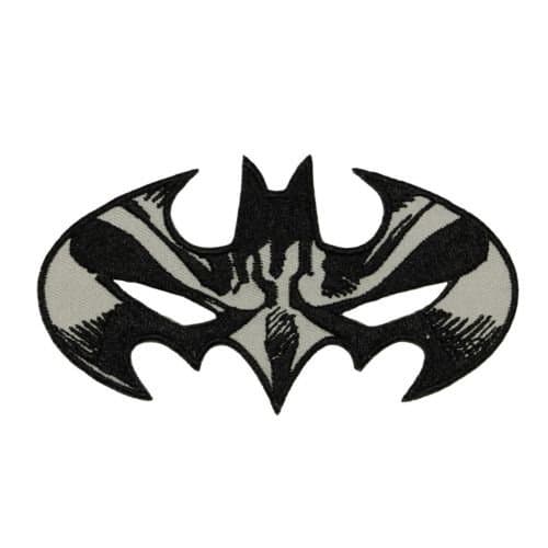 Logo patch embroidered)DC Comics Batman Mask Batarang Patch Dark Knight Superhero Iron On Applique  + E-book with pictures