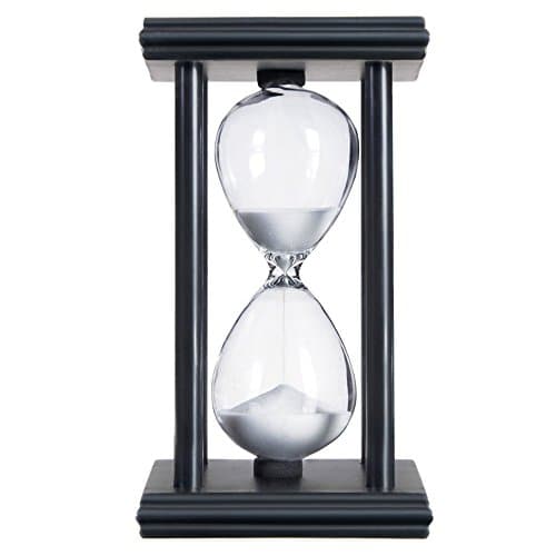 Hourglass birthday present gift package (black frame,about 15 minute)