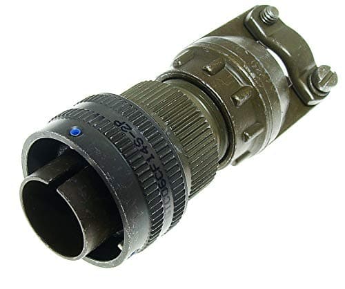Circular Connector, ACA-B Series, Straight Plug, 8 Contacts, Solder Socket, Reverse Bayonet, 20-7