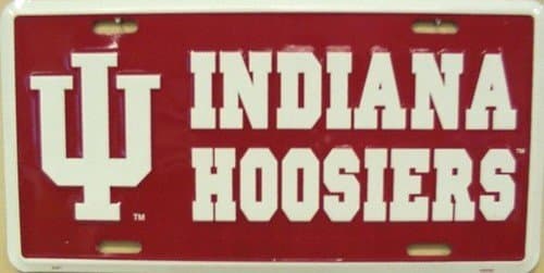 Indiana Hoosiers License Plate Frame NCAA