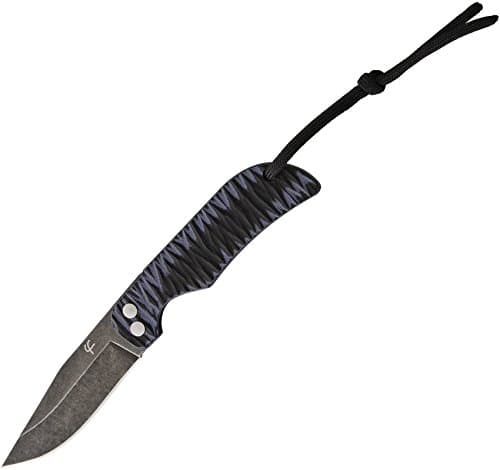 Folding Neck Knife Grey