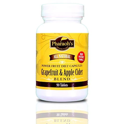 Grapefruit & Apple Cider Power Fruit Diet Capsules, All Natural, Premium 5 Star Rating. 90 Tablets
