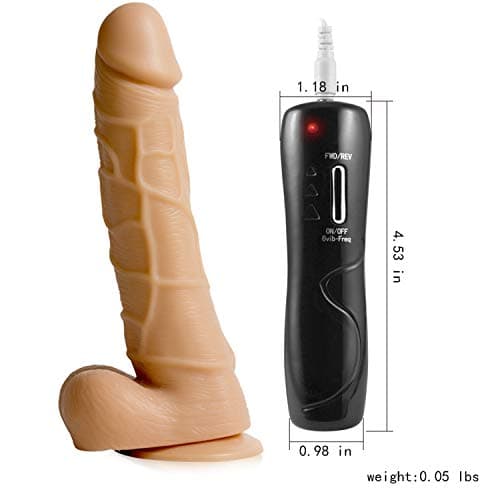 Realistic Vibration Vibrating Toy with Strong Suction Cup(Soft)
