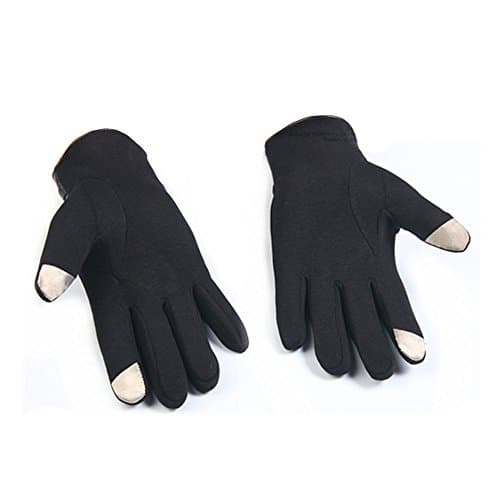 Yamde Touch Screen Winter Outdoor Windproof Warm Gloves（black）