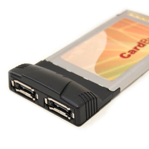 PCMCIA e-SATA 2 port CardBus