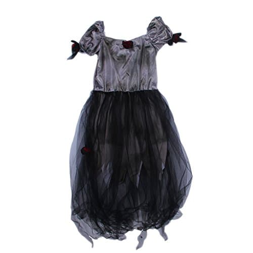 Uwowo Bride Darkness Children's Prom Corpse Costume