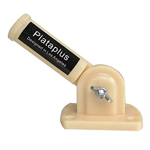 Plataplus Plastic Flag Pole Brackets Holders Adjustable Wall Mount, Set of 2