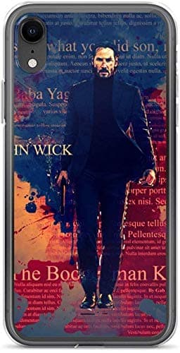 Fashion Earl Compatible with iPhone 11 Pro Case John Wick Color Splash Action Movies Video Film Crystal Pure Clear Phone Cases Cover